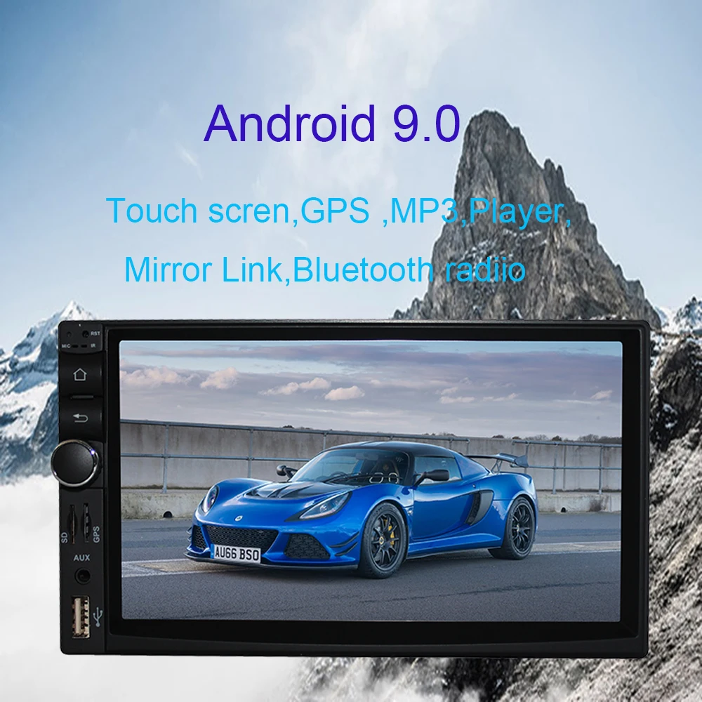 Clearance 7 Inch universal front panel:178*100mm Android 9.0 Octa Core 4GB RAM Car Radio Stereo Audio Stereo Radio WIFI RDS GPS Navigation 0