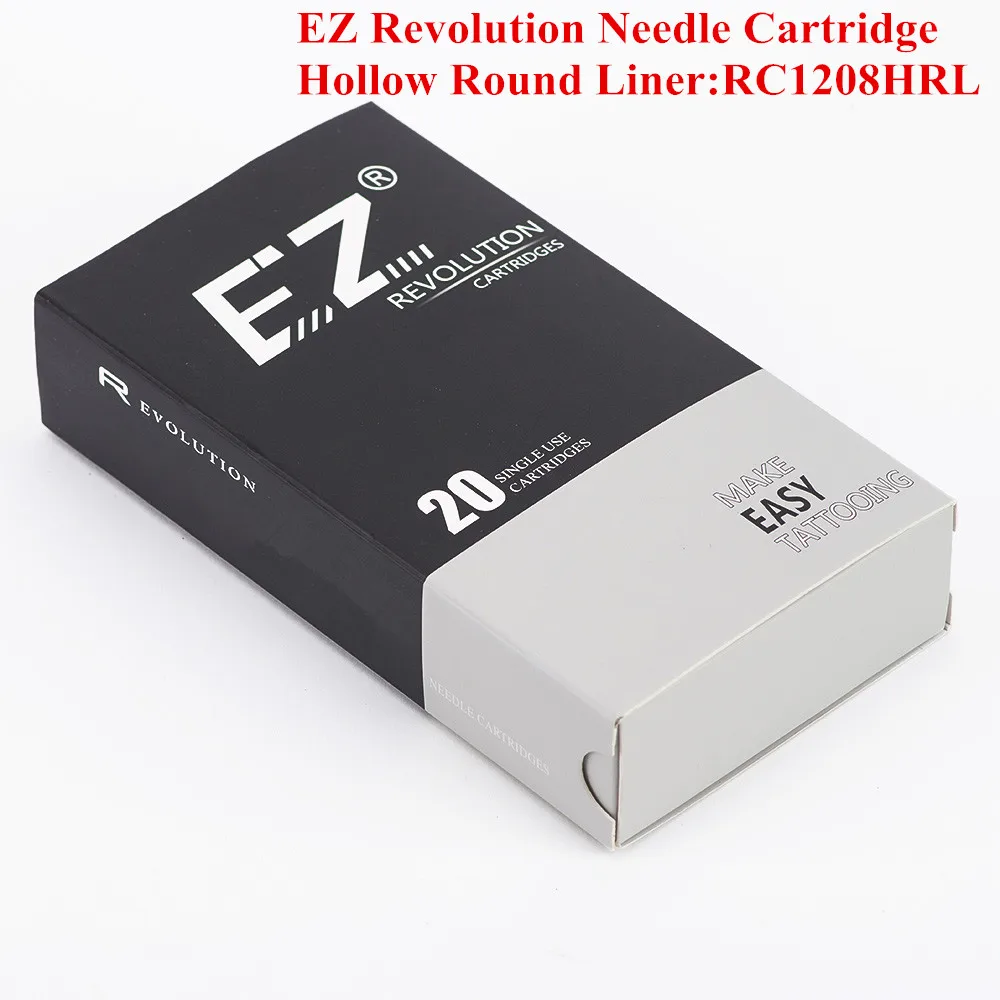 Rc1208hrl Ez Revolution Cartridge Needles Hollow Round Liner Tattoo