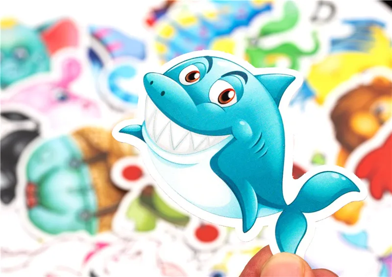 Animal Anime Stickers Funny JDM Kids Toy Sticker For DIY Luggage Laptop Skateboard Motorcycle Bike Bedroom Sticke (23)
