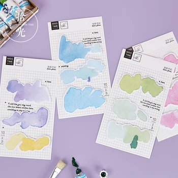 

30 sheet/pcs Color series memo pad paper sticky notes post notepad kawaii stationery papeleria school supplies