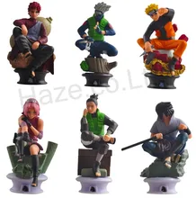 Japanese Anime Naruto Figure Cosplay 6pcs