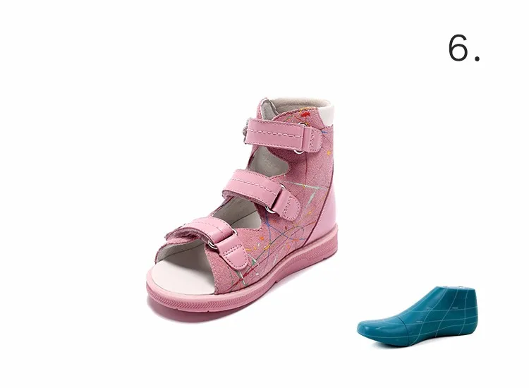 Princepard летние сандалии ортопедические детские сандалии противоскользящие туфли для девочек супер качество детская обувь ортопедическая обувь детские туфли деткая ботиночка/летняя обувь босоножка туфли для девочек