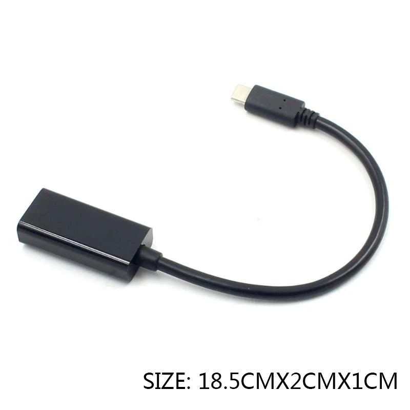 Топ предложения Тип usb C женщин HDMI HDTV Кабель-адаптер для samsung Galaxy S8 S8 + Macbook черный