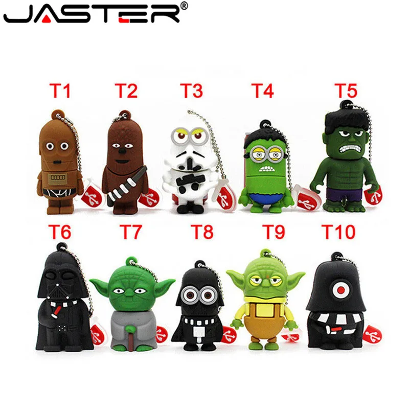 

JASTER Cartoon Anime character series Actual % Capacity4GB / 8GB /16GB/ 32GB/ USB 2.0 Free Shipping