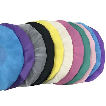 

Household Waterproof Shower Caps Hat Bathing Caps Hotel Elastic Shower Cap Hair Cover Bathroom Products Bath Caps Multi Colors