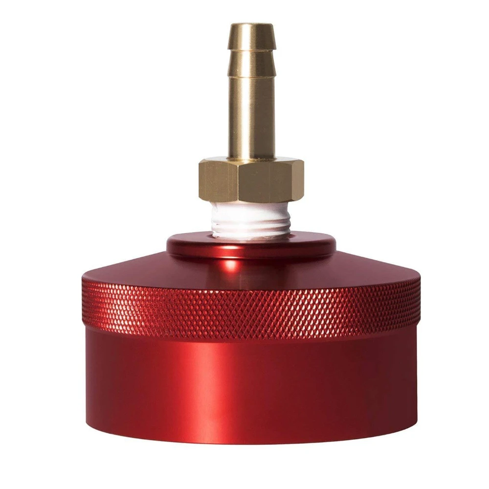 Red Extended Run Gas Cap with Brass Hose for Honda Generator EU1000i