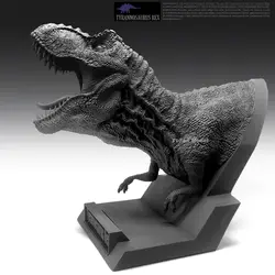 Бюст тираннозавра Cretaceous Overlord Tyrannosaurus 14 см высотой и 18 см Резина, дракон Unmounted W2119w длиной