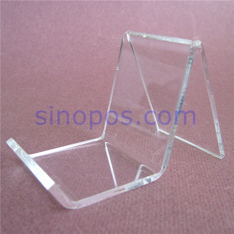Acrylic Mini Display Stand for Children Shoes, small clear plastic