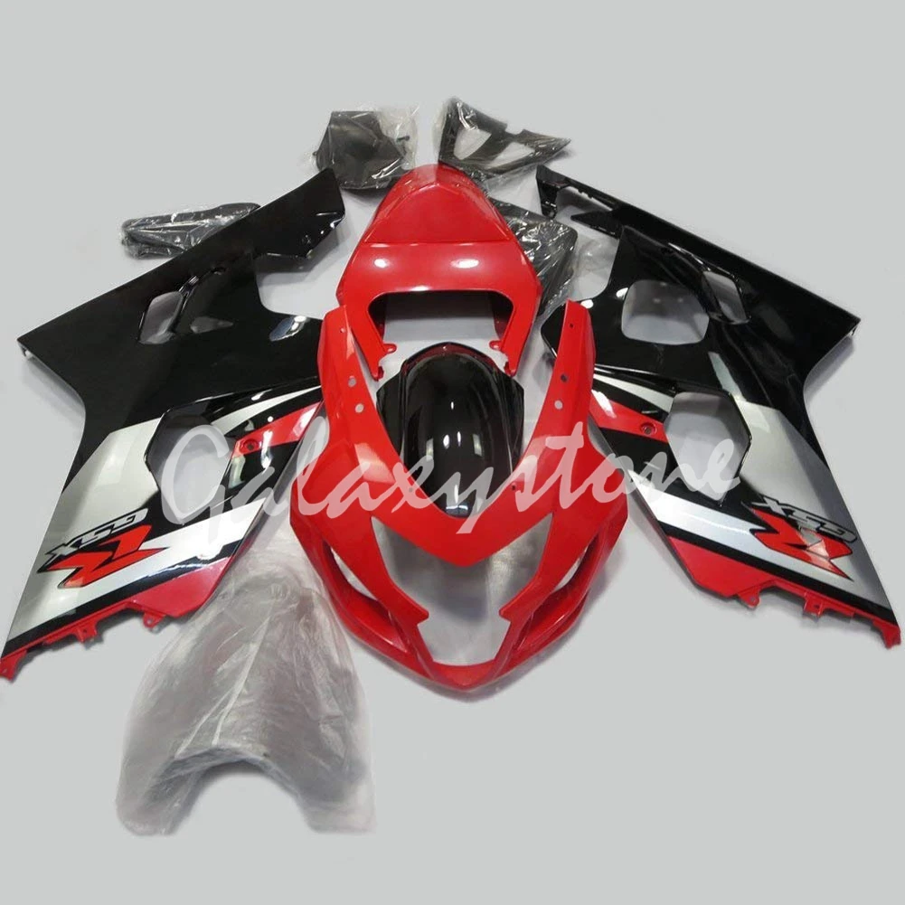 

ABS Injection Molding Red Black Fairing Kit for 2004 2005 Suzuki GSX-R 600 750 K4