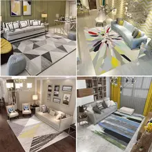 AIBOULLY 24 узор Коврик для гостиной современный минималистский дом Диванный кофейный столик коврик скандинавский прямоугольный пол моющиеся коврики