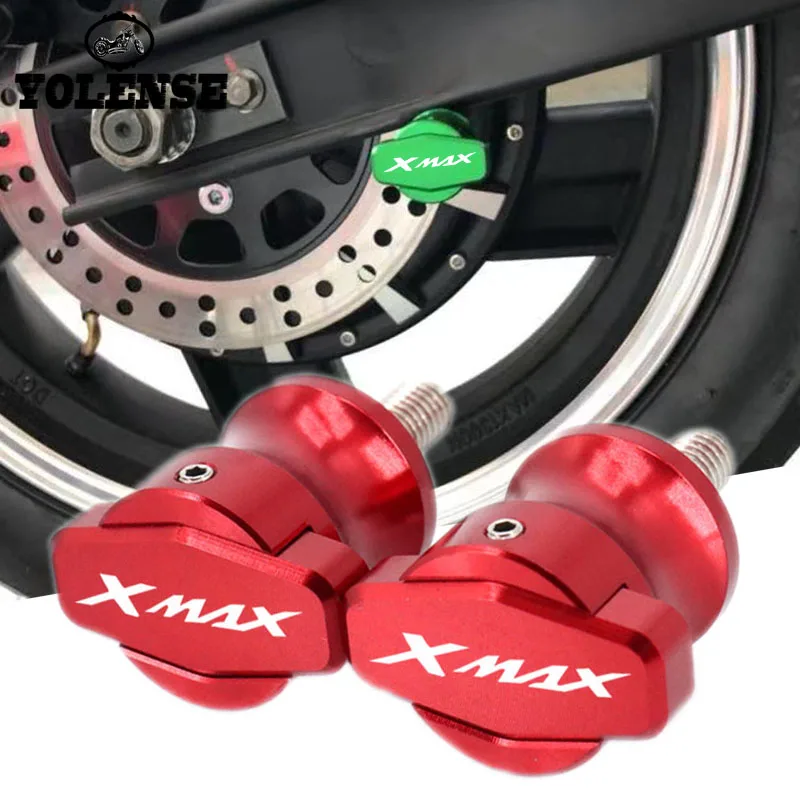 

Motorcycle CNC Frame Stands 6MM Screws Sliders Swingarm Spools Slider For YAMAHA XMAX X-MAX 125 250 300 400 XMAX300 2017 2018