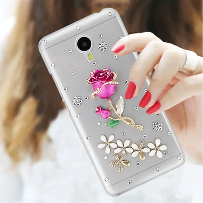 Voor-Meizu-M3-Note-Mode-Ballet-meisje-Hoge-kwaliteit-Strass-transparante-plastic-mobiele-telefoon-Case-voor