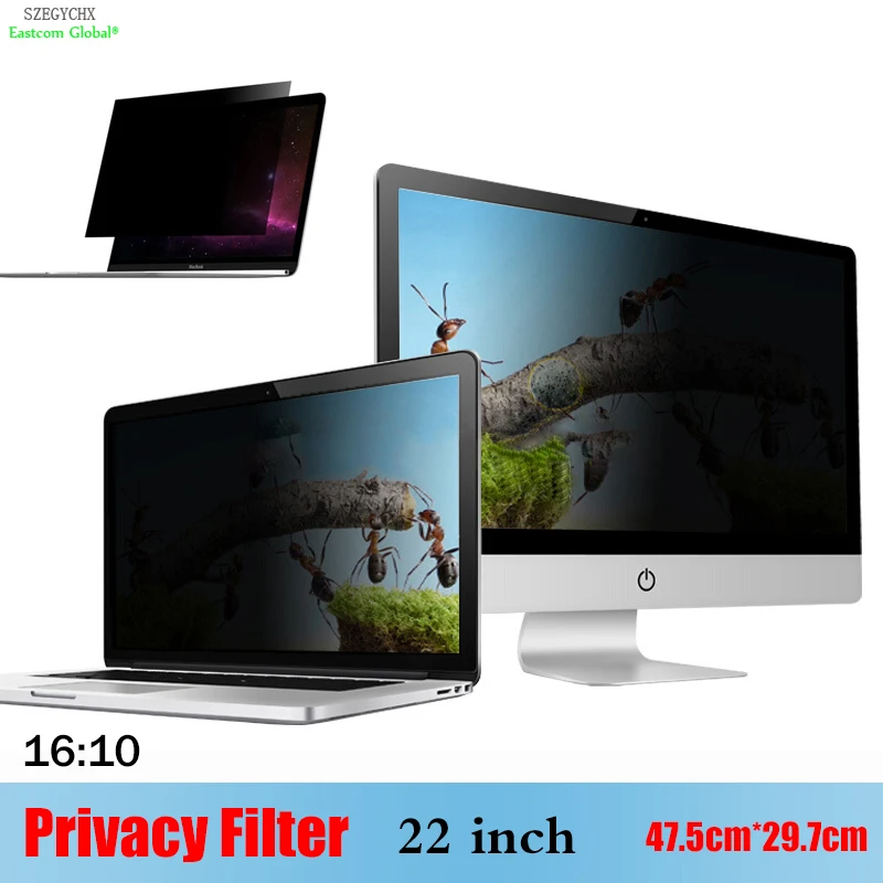 

22 inch Privacy Filter Anti-glare screen protective film , SZEGYCHX For Notebook 16:10 Laptop 47.5cm*29.7cm