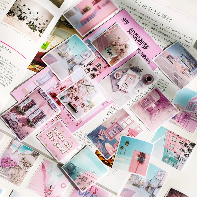 

MyPretties 60PCs/Pack Beautiful Memories V2 Ins Style Photo Decorative Washi Stickers Flower Vintage Coffee Planner Stickers
