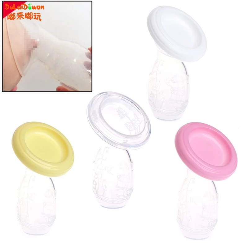 

Manual Breast Pump Partner Breast Feeding Collector Breast Milk Silicone Pumps