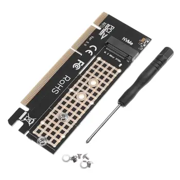 

M.2 NVMe PCIE SSD to PCI-E 3.0 16x M Key Port Adapter HDD Extender Expansion Card Connector Extender Converter Board for M2 NVMe
