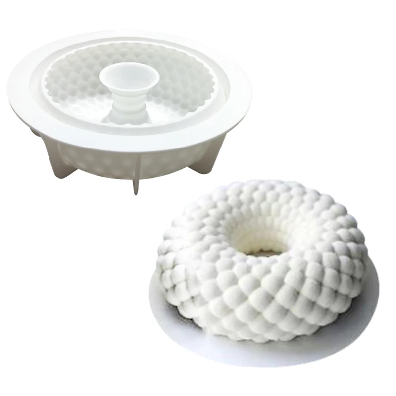 Новый Sakyamuni Рыбная чешуя в форме 3D силиконовая форма DIY Круглый венок гирлянда