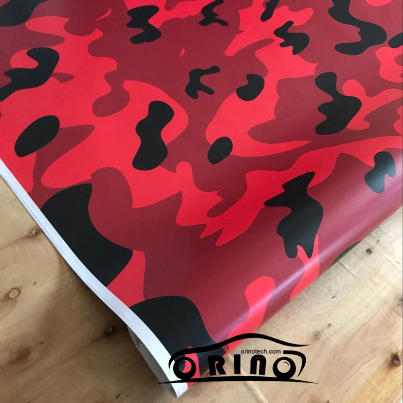 Black Red Vinyl Wrap-2