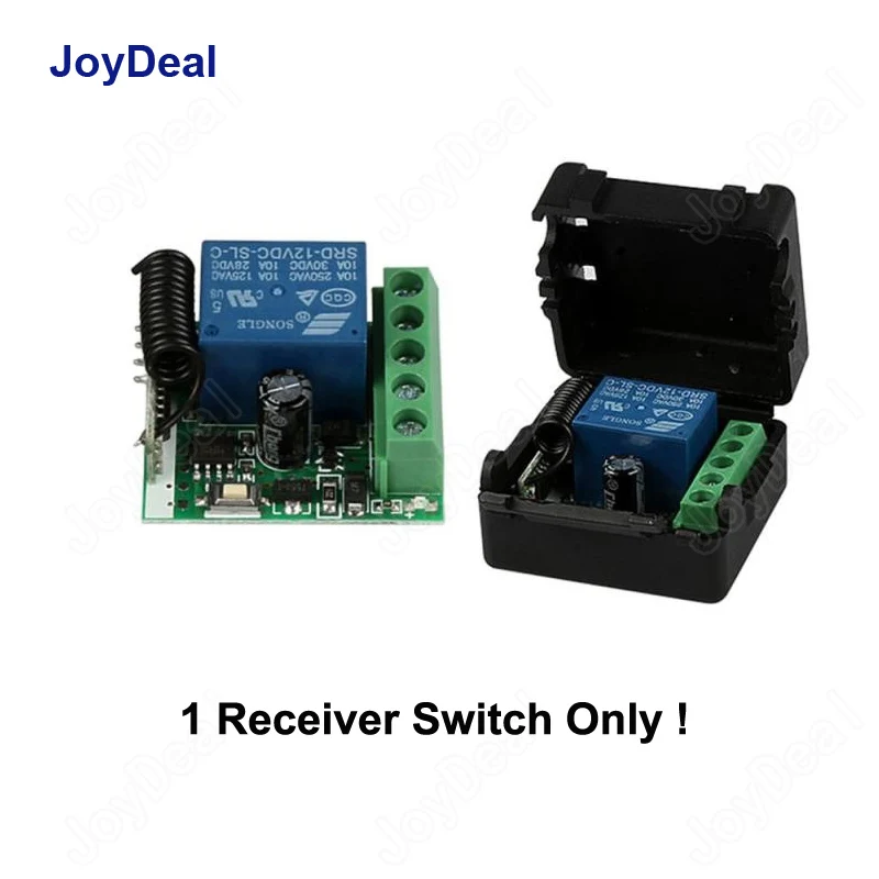 433 МГц Беспроводной RF пульт дистанционного управления EV1527 обучающий код Кнопка умный передатчик для Led светильник переключатель автомобиля электрический ключ Diy - Цвет: 1 Receiver Only