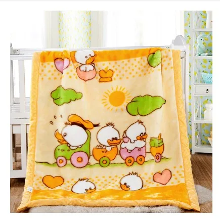 raschel уплотненное Двухслойное детское одеяло 100x120 см - Цвет: NO5