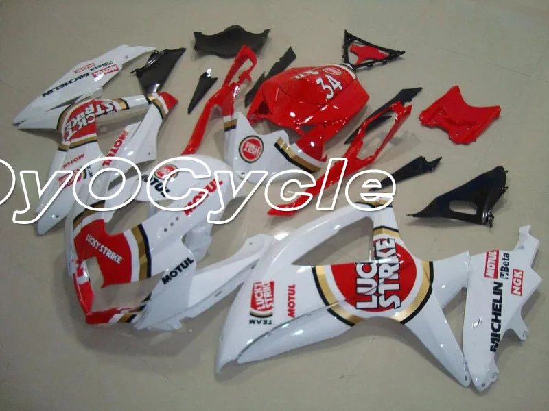 

For Suzuki 08-10 GSXR600 GSXR750 GSXR GSX-R 600 750 K8 K9 Motorcycle ABS Fairing Injection Bodywork Kit 2008 2009 2010 Red White