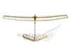 RC Plane Glider 1.4M Balsa Wood Airplane Model Building Kits UZI Radio Controlled Aircraft Flying Model Gliders Toy Planes F14 4