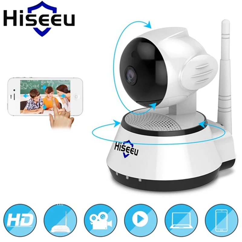 Hiseeu FH2A 720P 3 6mm 120 Degree HD Camcorder Camera Smart Home Automation System for Pet