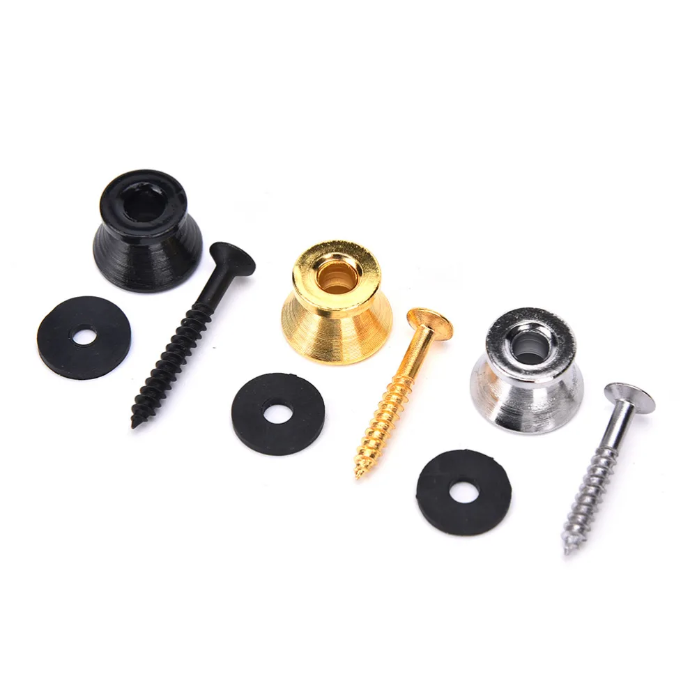 

2 Set Guitar Strap Buttons Strap Locks Straplocks for Electric Guitar Parts