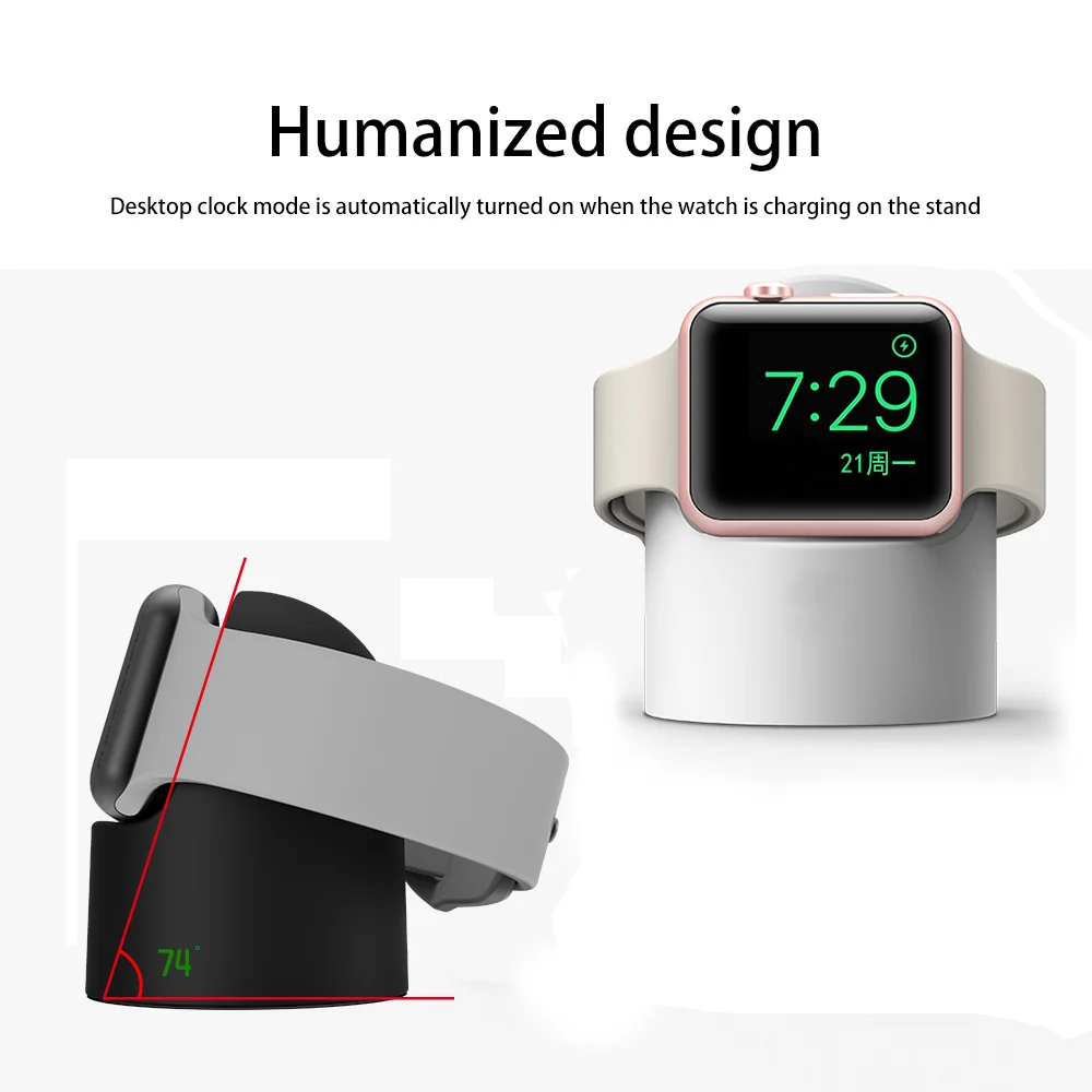 Протефеуиль Qi Беспроводная зарядная станция Док держатель для Apple Watch Series 3 2 Chargeur