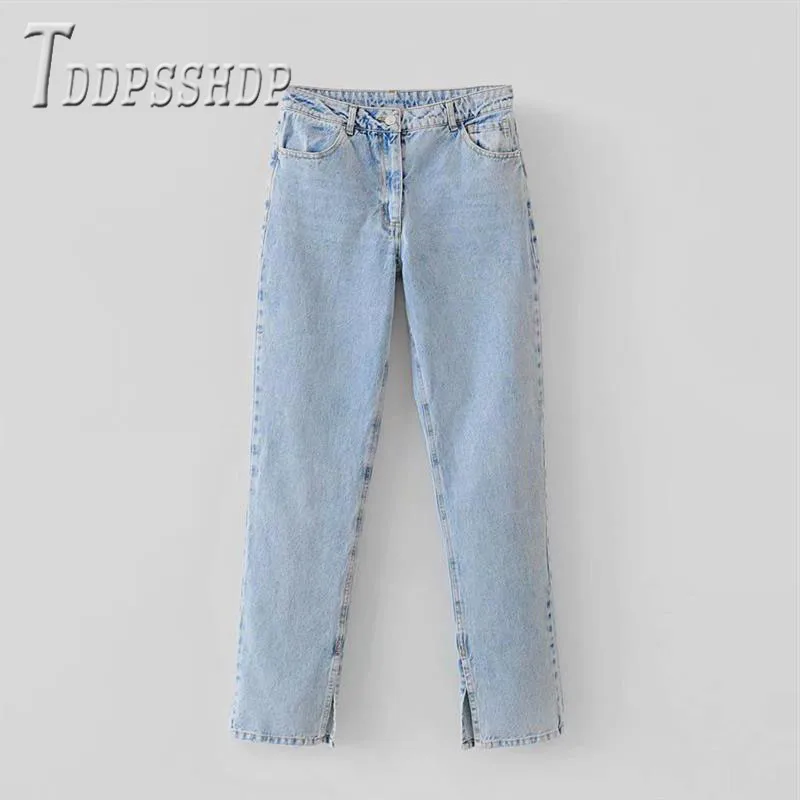 Высокая талия узкие женские джинсы модные женские джинсовые брюки - Цвет: picture