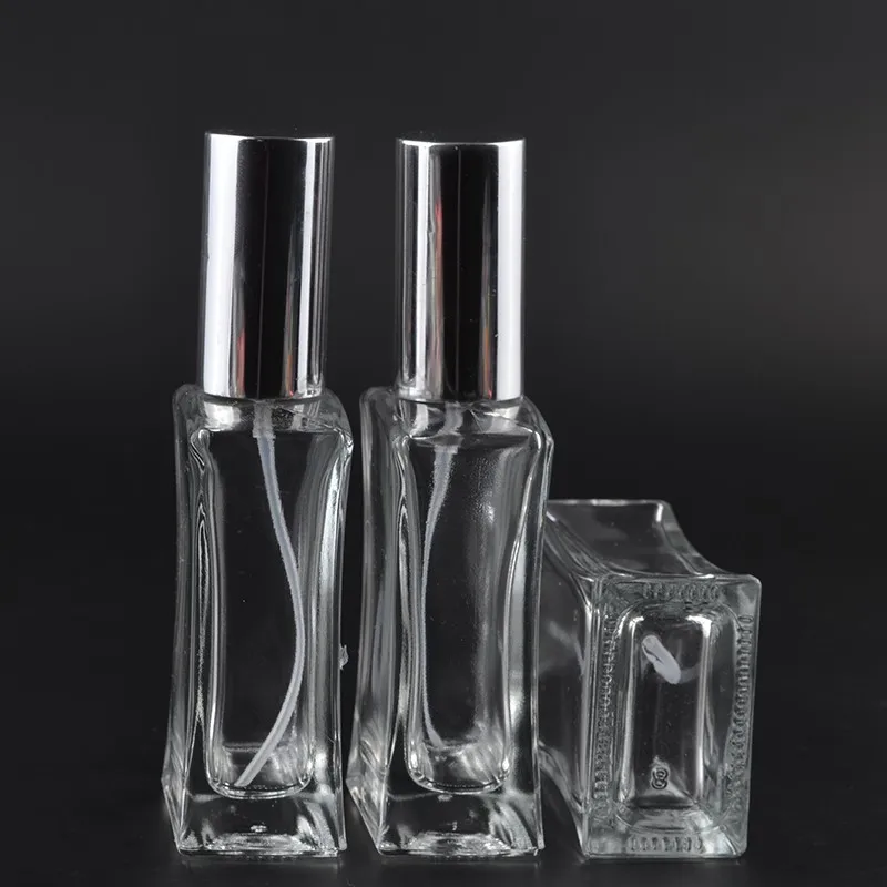 50 мл стеклянный многоразовый парфюмерный флакон с распылителем высококачественный пустой косметический контейнер портативный флакон-спрей для духов с посылка