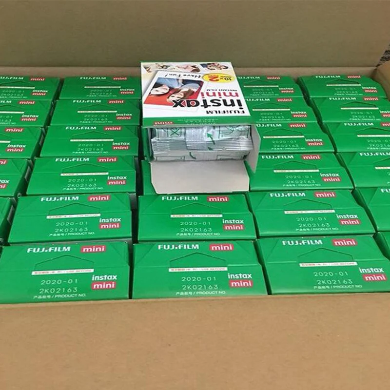 Оригинальные 10 100 листов Fujifilm Instax mini 8 пленки с белыми краями 3 дюйма для