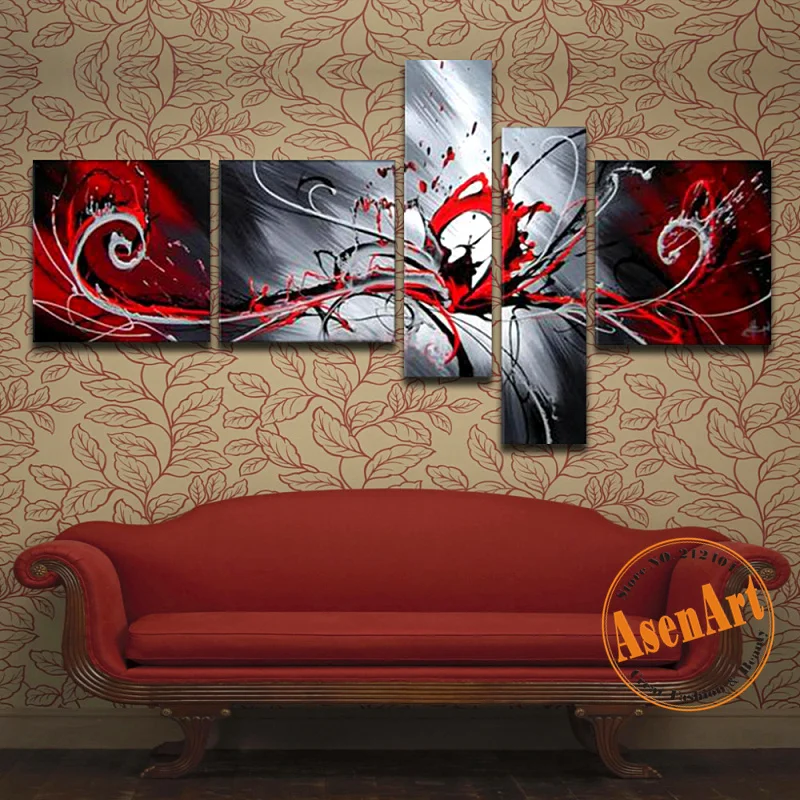 Buy Handmade Modern Abstract Oil Painting on Canvas 5