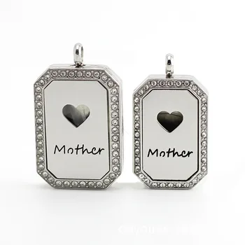 

2016 New 30mm Stainless Steel Geometry Polygon Mother Aromatherapy/Essential Oil Diffuser Perfume Locket Pendant (Without Chain)