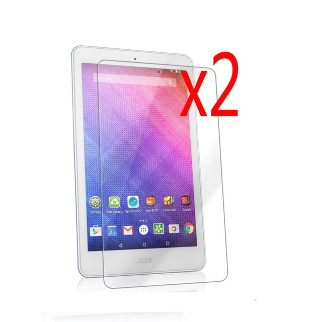 

2x Clear Films +2x Clothing , Retail Package LCD Screen Protector Protective Film Guards For Acer Iconia One 8 B1-820 B1 820 8"