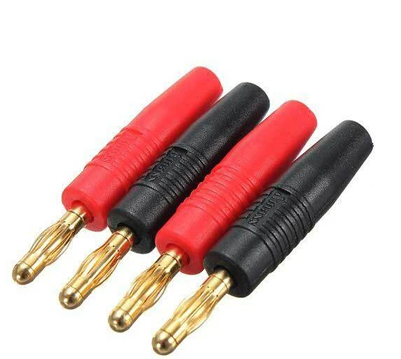 

4Pcs B7 4mm Wire Music Speaker Cable Banana Plug Connector