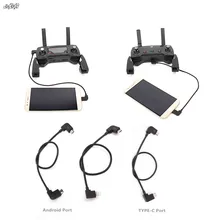 Remote Control Data Cable Connecting Phone Tablet Connector For IOS Android TYPE-C Port Line For DJI Mavic Pro Air / SPARK