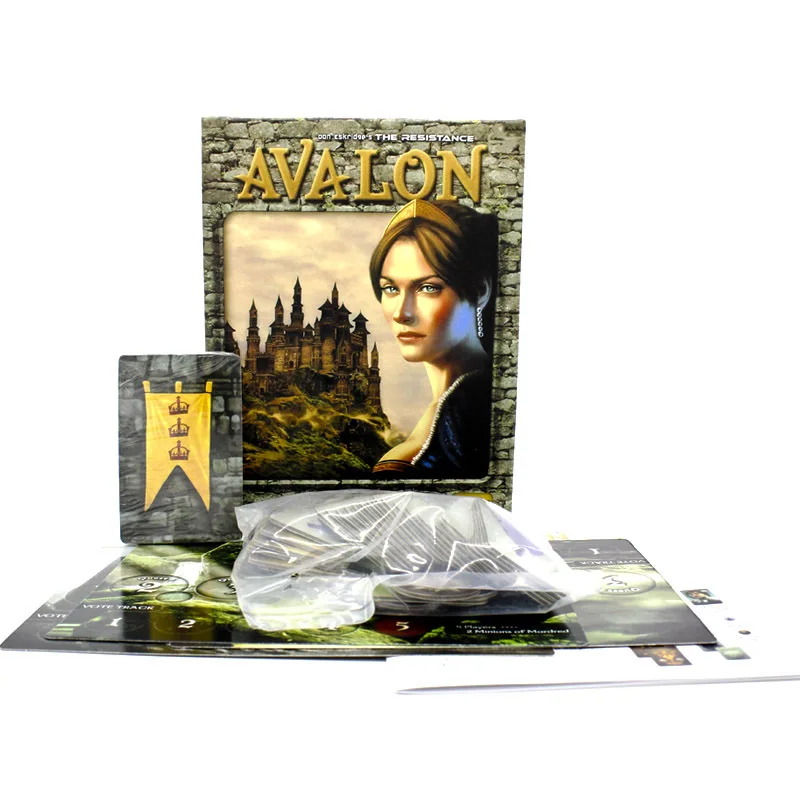 

2019 New Resistance Avalon Indie Family Interactive Full English Board Game Card Children's Educational Toys