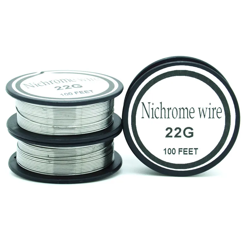 Silver 0.0320 Diameter 100 Length Nichrome 80 Nickel Chromium Resistance Wire 20 AWG