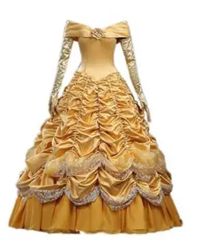 

2017 Beauty And The Beast Princess Belle Cosplay Costume Belle Cosplay Dress