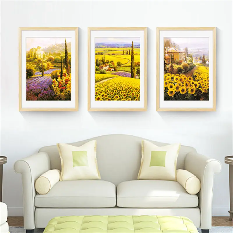 Sunflower-Field-Nordic-Art-Painting-Flower-Sea-Canvas-Wall-Picture-Pastoral-Mural-Drawing-Ornament-for-Home (2)