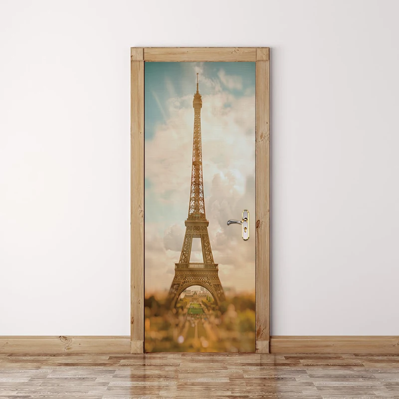 2pcs/set 3D Effect Autumn Maple Sunflower landscape Door Sticker Sliding Door Wallpaper Wall Sticker Home Bedroom Decorative 2pcs/set 3D Effect Autumn Maple Sunflower landscape Door Sticker Sliding Door Wallpaper Wall Sticker Home Bedroom Decorative