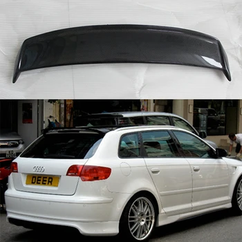 

A3 8P Sportback Carbon Fiber Roof lip Spoiler Wing For Audi A3 hatchback 2009~2012