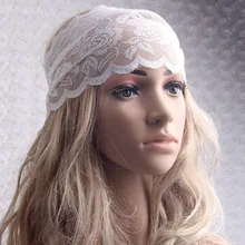 Повязки для волос для йоги, Женская Кружевная повязка на голову для девочки, повязки на голову, новинка, милая повязка на голову W3043