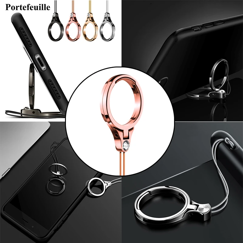 Portefeuille For iPhone 7 Case Glitter Silicone Cute Diamond Cover For iPhone 6 Plus 6S 5 5S SE Phone Case Finger Lanyard Holder (38)
