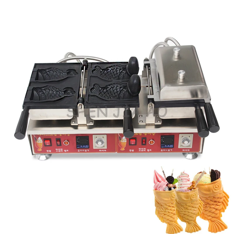 1 шт. электрическая машина для выжигания рыбы 110/220 В 3200 Вт|fish ice cream|machine machinemachine |