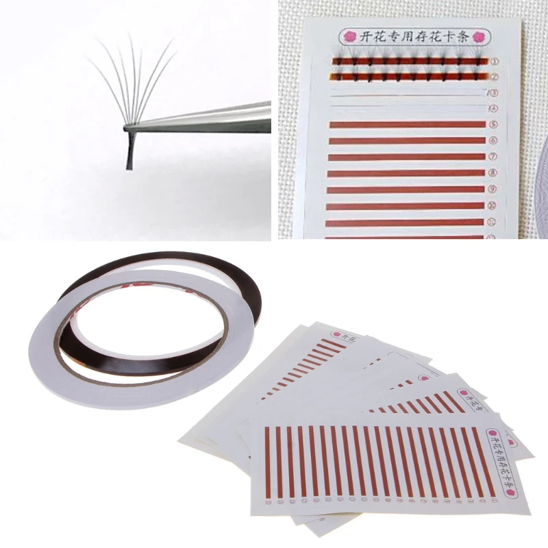 

Individual Eyelash Extension Hand Plate Holder Strip Palette Adhesive Tap Set
