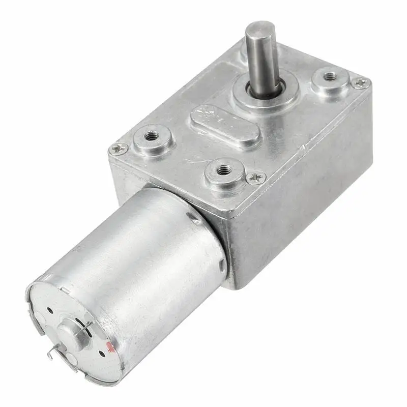 DC 12V 6mm вал 5RPM Высокий крутящий момент турбины червячный редуктор коробки передач