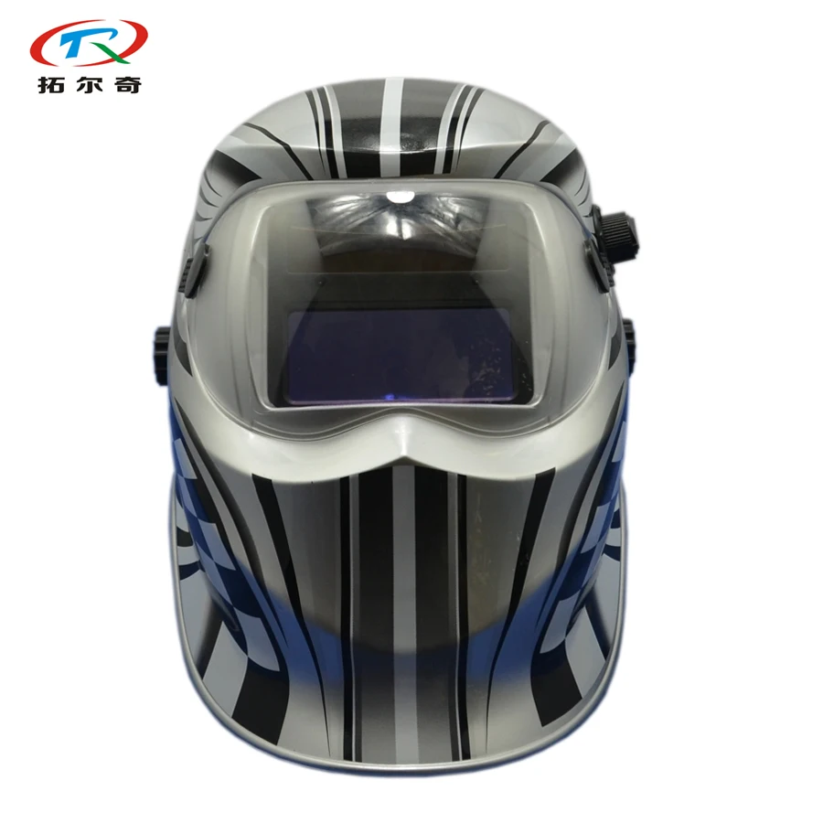 Авто-затемнение сварочный шлем шлифовка Регулировка солнечной энергии внутренняя батарея полное лицо заводская цена Сварщик Маска TIG MIG KD01(223de