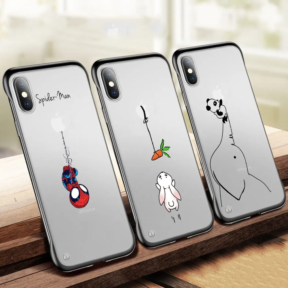 Ciciber безрамные прозрачные матовые жесткие чехлы для телефонов iphone 11 Pro Max чехол